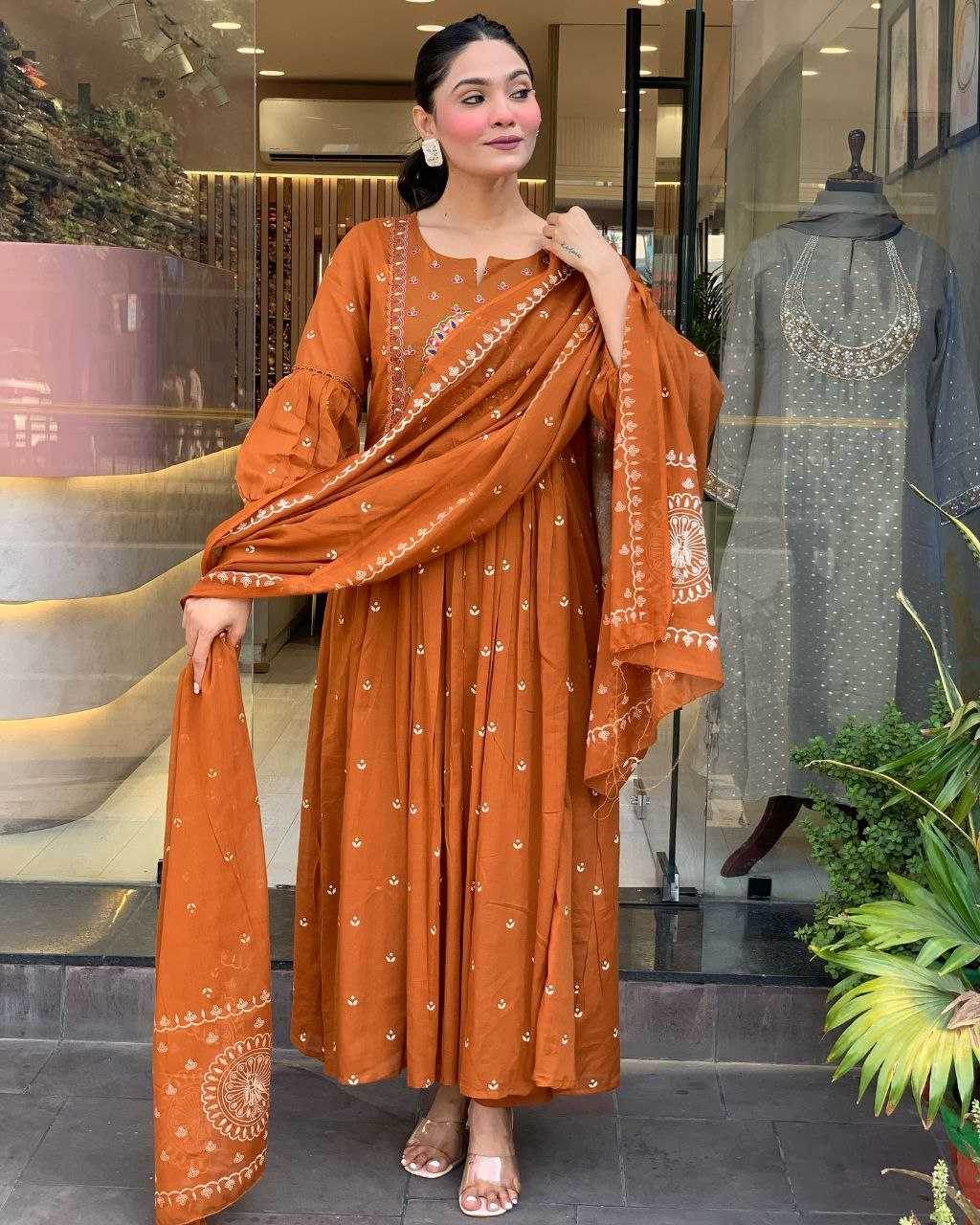 Cotton Casual Embroidered Kurti - MYLUXURY LANE ENTERPRISE